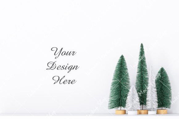 Download Christmas Wall Mockup, JPG - Premium Bundle