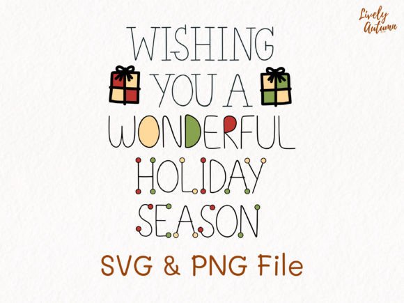 Download Wonderful Holiday Season Lettering - Holiday season Collection