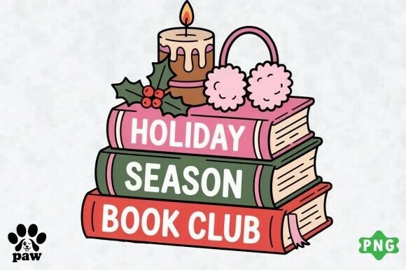 Download Holiday Season Book Club Design PNG - Holiday season Collection